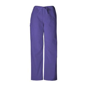 Cherokee Scrub Pant 65% Polyester / 35% Cotton 3 Pockets X-Small Grape Unisex Ea