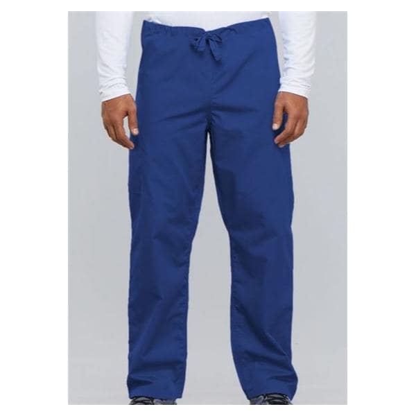 Cherokee Scrub Pant 65% Plstr/35% Ctn 3 Pockets 3X Large Royal Blue Unisex Ea