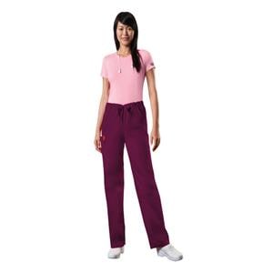 Scrub Pant 65% Polyester / 35% Cotton 3 Pockets 2X Large Wine Unisex Ea