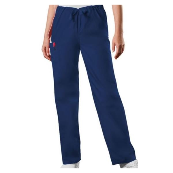 Cherokee Scrub Pant 65% Polyester / 35% Cotton 3 Pockets Large Navy Unisex Ea