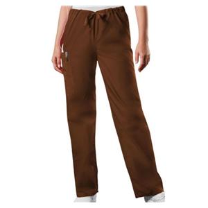 Scrub Pant 65% Polyester / 35% Cotton 3 Pockets Small Chocolate Unisex Ea