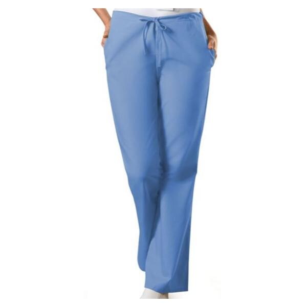 Scrub Pant 65% Polyester / 35% Cotton 3 Pockets 3X Large Ceil Blue Womens Ea