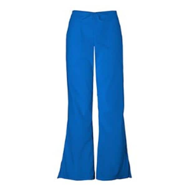 Scrub Pant 65% Polyester / 35% Cotton 3 Pockets X-Small Royal Blue Womens Ea