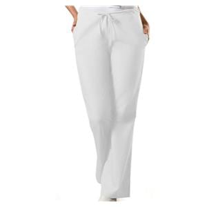 Scrub Pant 3 Pockets Large White Womens Ea