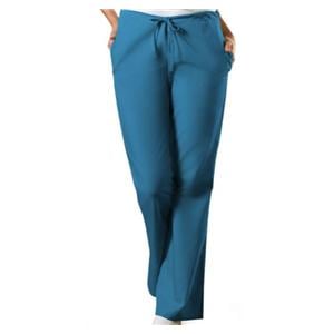 Scrub Pant 65% Plstr/35% Ctn 3 Pockets 2X Large Caribbean Blue Womens Ea