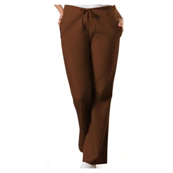 Scrub Pant 65% Polyester / 35% Cotton 3 Pockets 2X Large Chocolate Womens Ea