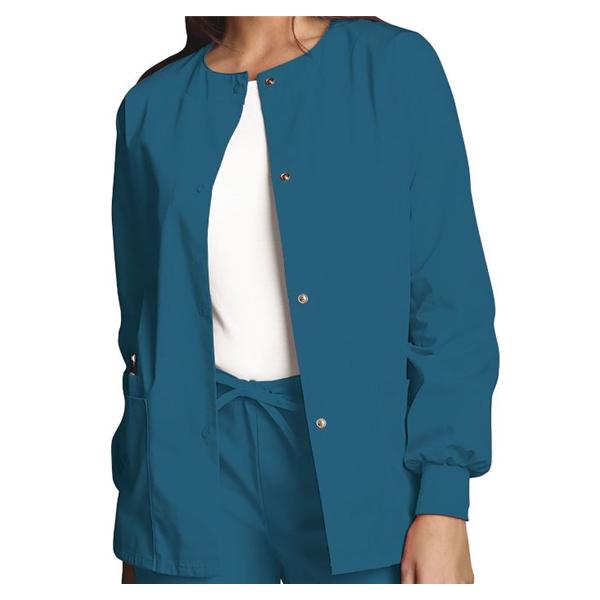 Warm-Up Jacket 4X Large Caribbean Blue Womens Ea