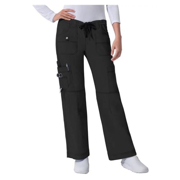 Dickies Scrub Pant 8 Pockets Medium Black Womens Ea