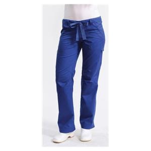 Scrub Pant 55% Cotton / 45% Polyester 6 Pockets X-Small Galaxy Blue Womens Ea