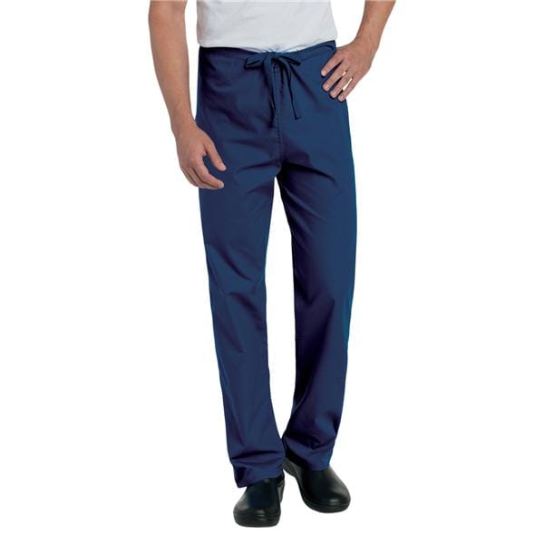 Scrub Pant 2 Pockets Large Navy Unisex Ea