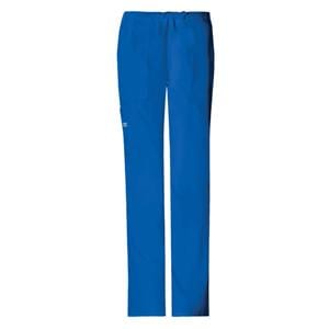 Cherokee Scrub Pant Poly/Ctn/Spndx 4 Pockets 3X Large Royal Blue Womens Ea