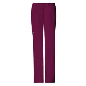 Cherokee Scrub Pant 4 Pockets Large Wine Womens Ea