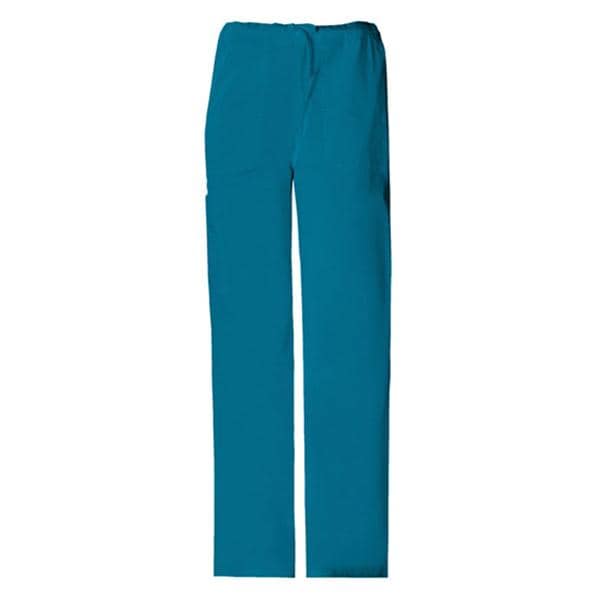 Cherokee Scrub Pant Poly/Ctn/Spndx 4 Pockets X-Small Caribbean Blue Unisex Ea