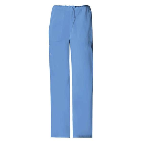 Cherokee Scrub Pant Poly/Ctn/Spndx 4 Pockets X-Small Ceil Blue Unisex Ea