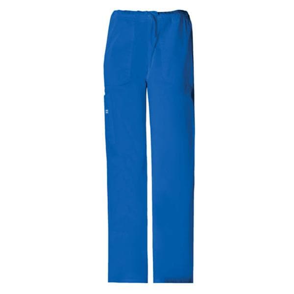 Cherokee Scrub Pant Poly/Ctn/Spndx 4 Pockets X-Small Royal Blue Unisex Ea