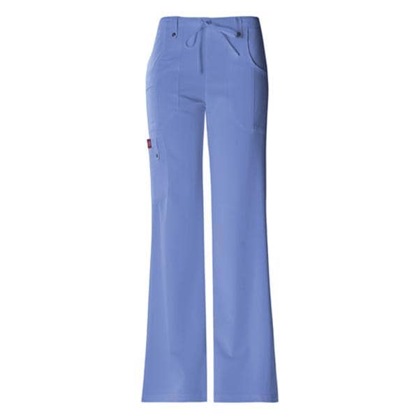 Dickies Scrub Pant Poly/Ryn/Spndx 3 Pockets Large Ceil Blue Womens Ea