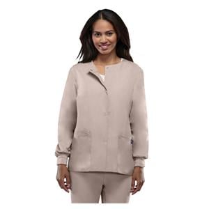 Warm-Up Jacket Womens 2X Large Taupe Ea