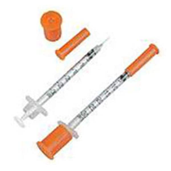 Comfort Point Insulin Veterinary Syringe/Needle 29gx1/2 0.5cc Cnvntnl RDS 100/Bx, 5 BX/CA