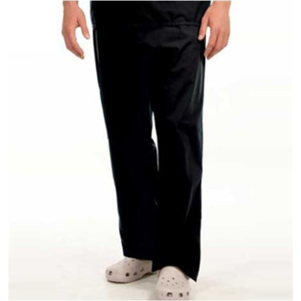 Scrub Pant 65% Polyester / 35% Cotton 1 Pocket X-Large Black Unisex Ea