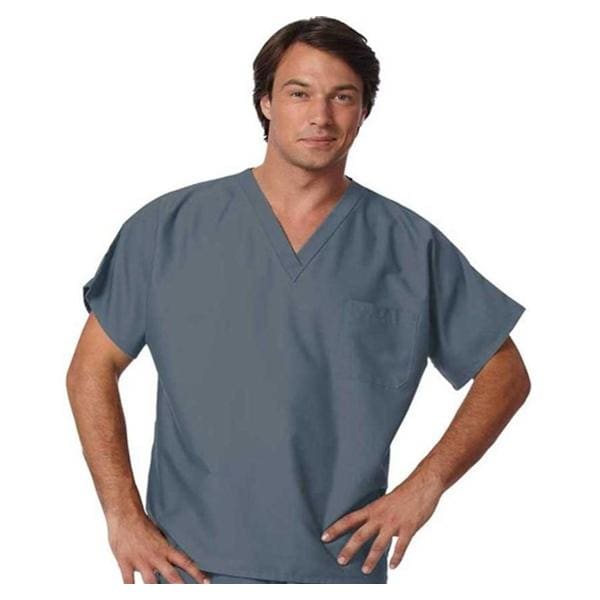 Fashion Seal Scrub Shirt 78785 Unisex X-Small Pewter Ea