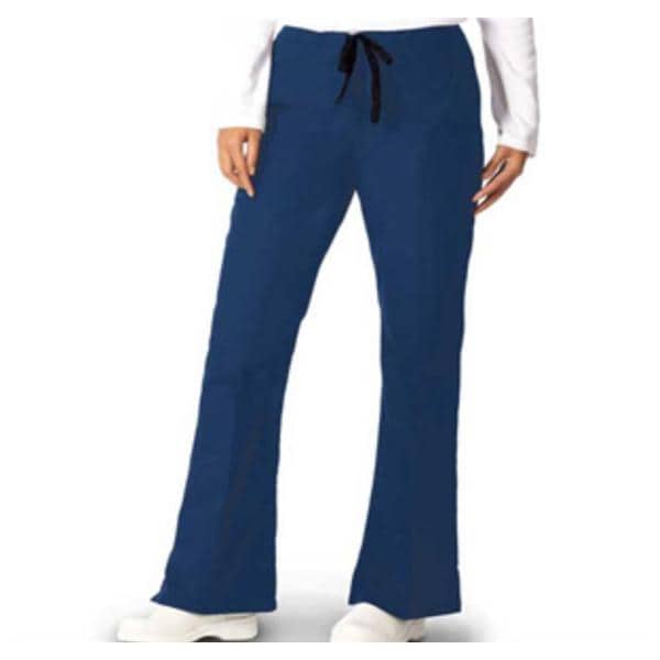 Scrub Pant 65% Polyester / 35% Cotton 3 Pockets Large Navy Womens Ea