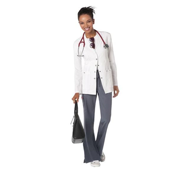 Lab Coat Long Sleeves 2X Large White Womens Ea