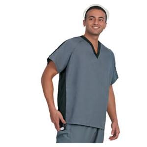 Fashion Seal Scrub Shirt 7185 Unisex X-Small Black / Pewter Ea