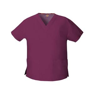Dickies Scrub Shirt Poly/Ctn V-Neck 3Pkt Short Sleeves 4X Large Wn Womens Ea