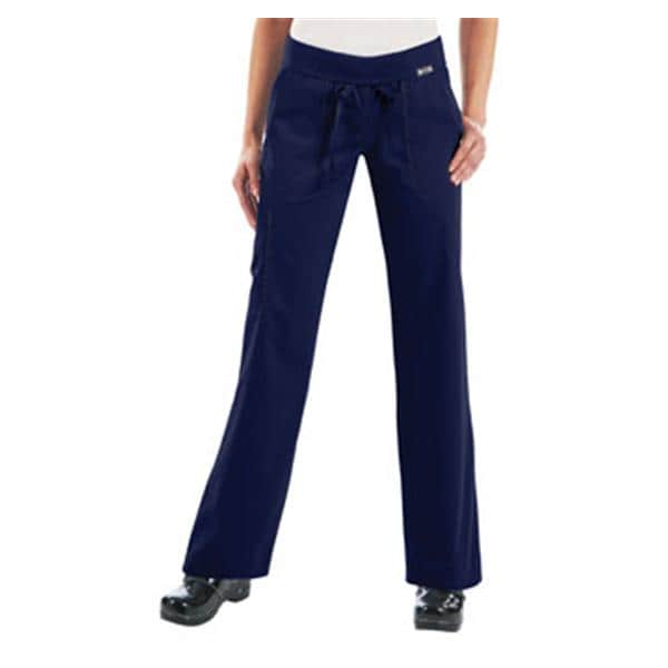 Scrub Pant 55% Cotton / 45% Polyester Multiple Pockets X-Small Navy Womens Ea
