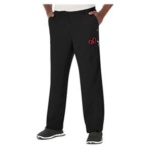 Jockey Scrub Pant Poly/Ryn/Spndx 7 Pockets X-Small Black Mens Ea