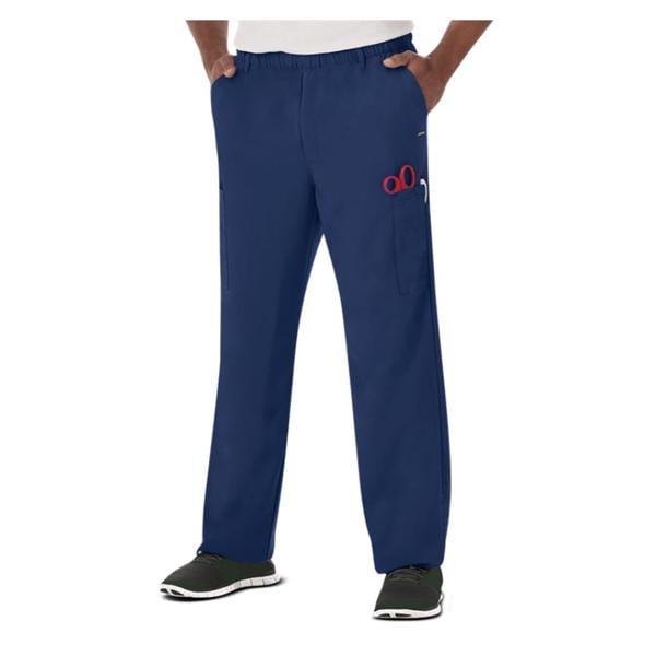 Jockey Scrub Pant Poly/Ryn/Spndx 7 Pockets X-Small New Navy Mens Ea