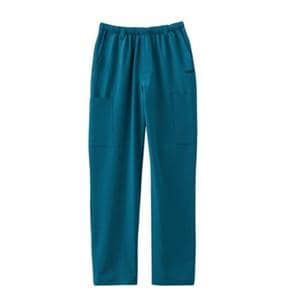 Jockey Scrub Pant Poly/Ryn/Spndx 7 Pockets Large Caribbean Blue Mens Ea