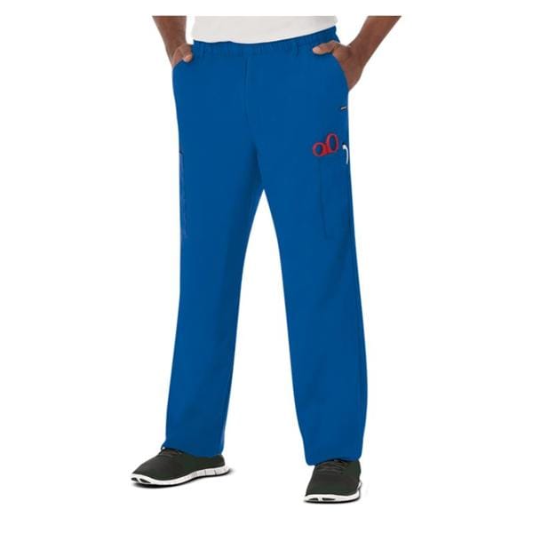 Jockey Scrub Pant 7 Pockets Large Royal Blue Mens Ea