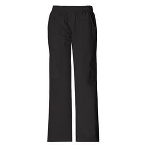 Cherokee Scrub Pant 55% Cot / 42% Plystr / 3% Spndx 5 Pkts Medium blck Womens Ea