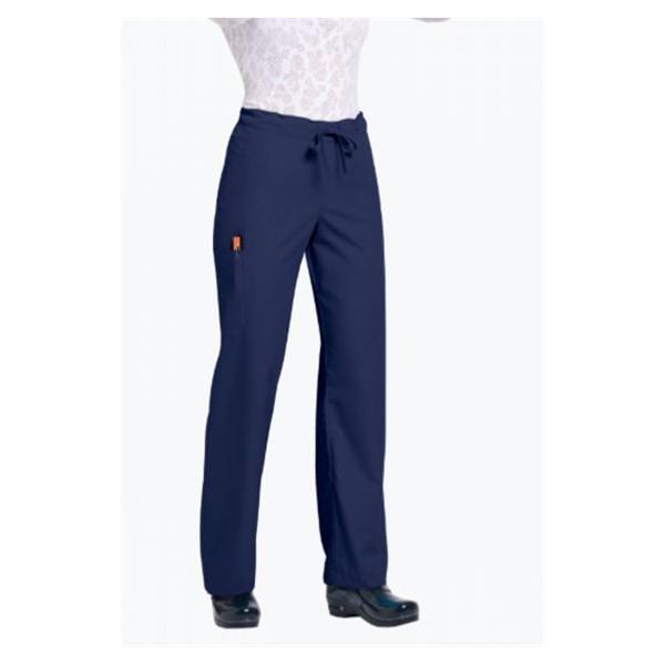 Scrub Pant 65% Polyester / 35% Cotton 4 Pockets Large Navy Unisex Ea