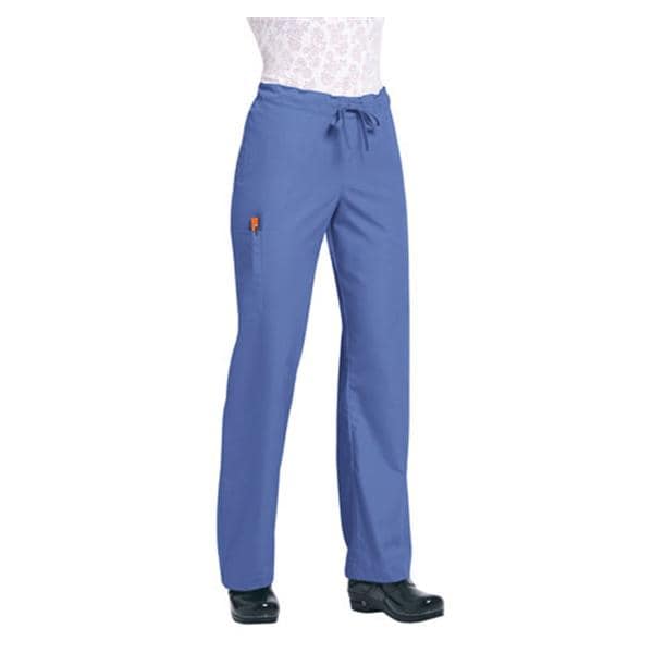Scrub Pant 65% Polyester / 35% Cotton 4 Pockets X-Small Ceil Blue Unisex Ea