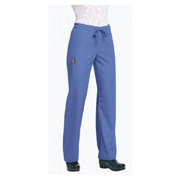 Scrub Pant 65% Polyester / 35% Cotton 4 Pockets Small Ceil Blue Unisex Ea