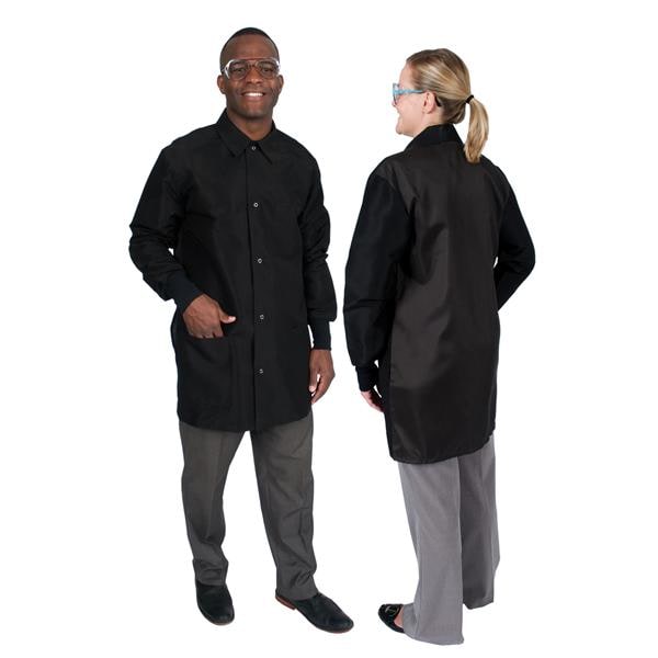 DenLine Protection Plus Mid-Length Jacket Lng Tprd Slvs 34 in 3X Large blck Ea