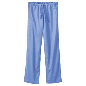 Scrub Pant Poly/Ctn 2 Pockets 3X Large Ceil Blue Unisex Ea