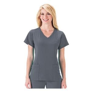 Jockey Scrub Shirt 2306 Womens 2X Large Pewter Ea