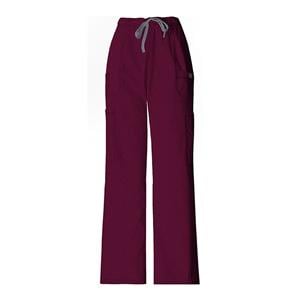 Dickies Scrub Pant Poly/Ctn/Spndx 7 Pockets 3X Large Wine Mens Ea