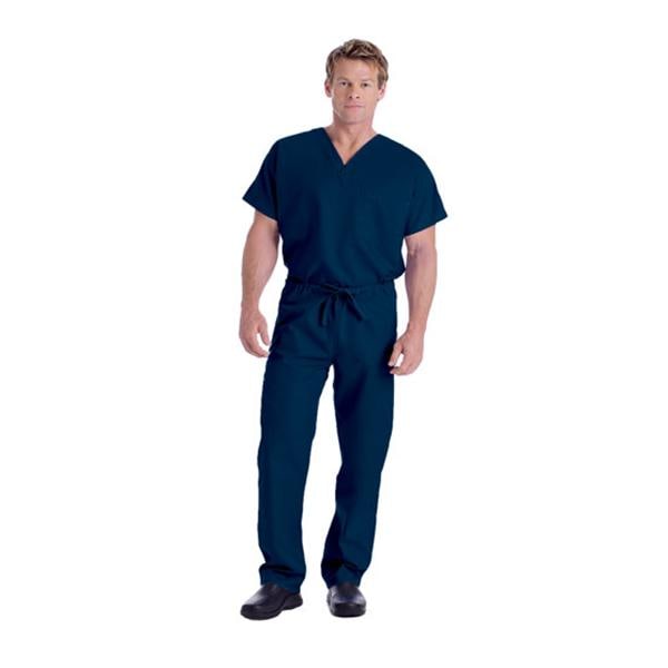 Scrub Pant No Pockets X-Large Navy Unisex Ea