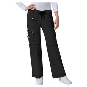 Dickies Utility Pant Poly/Ctn/Spndx 9 Pockets Large Black Womens Ea