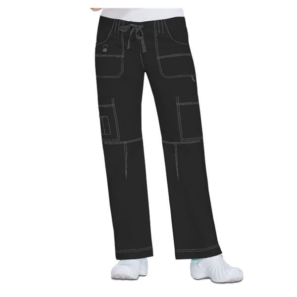 Dickies Utility Pant Poly/Ctn/Spndx 9 Pockets Medium Black Womens Ea