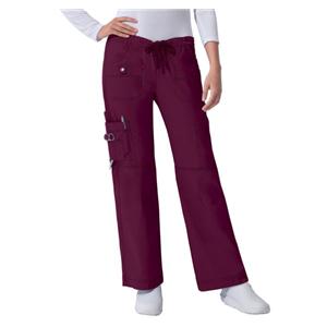 Dickies Utility Pant Poly/Ctn/Spndx 9 Pockets Small Wine Womens Ea
