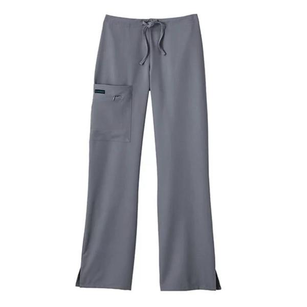 Jockey Scrub Pant Poly/Ryn/Spndx 4 Pockets Large Pewter Womens Ea