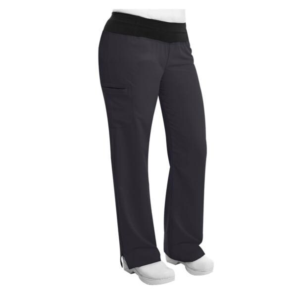 Jockey Scrub Pant Poly/Ryn/Spndx 1 Pocket X-Small Charcoal Womens Ea