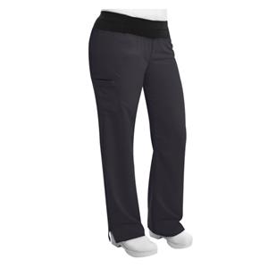 Jockey Scrub Pant Poly/Ryn/Spndx 1 Pocket X-Large Charcoal Womens Ea