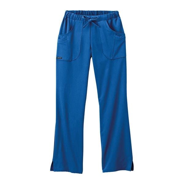 Jockey Scrub Pant Poly/Ryn/Spndx 4 Pockets X-Small Royal Blue Womens Ea