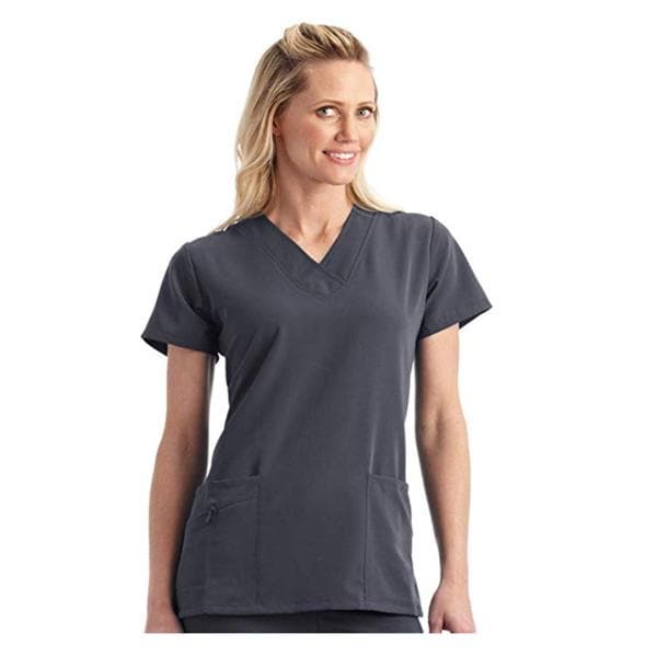 Jockey Scrub Scrub Top V-Neck 3 Pockets Short Sleeves 4X Large Chrcl Womens Ea